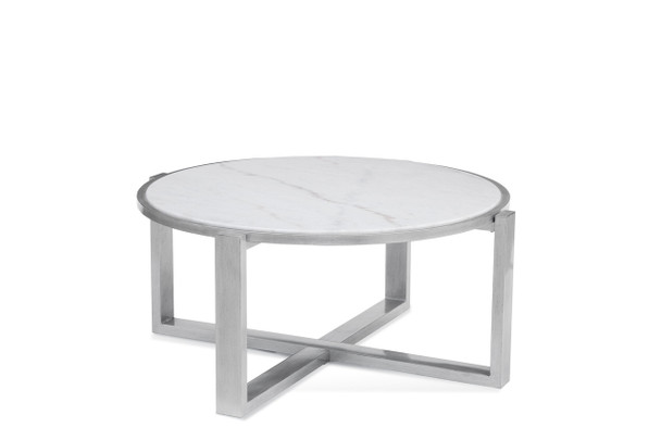 Bassett Mirror Hessie Round Cocktail Table