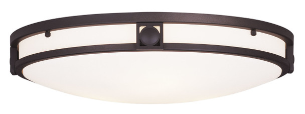 Livex Lighting 3 Light Bronze Ceiling Mount - 4488-07