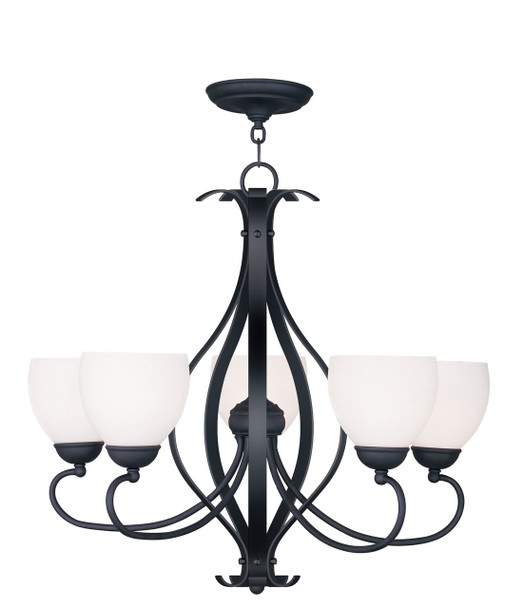 Livex Lighting 5 Light Black Chandelier - 4765-04