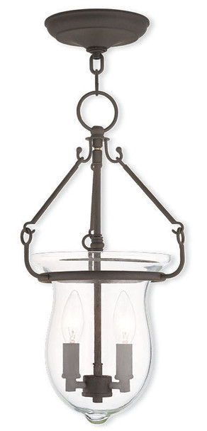 Livex Lighting 2 Light Bronze Pendant - 50294-07