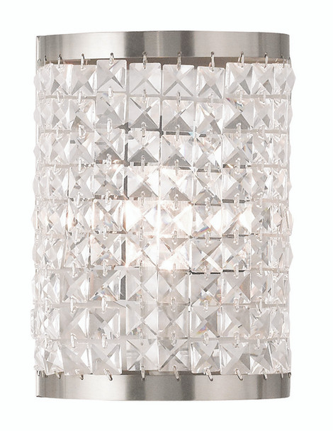 Livex Lighting 1 Light Brushed Nickel Wall Sconce - 50571-91