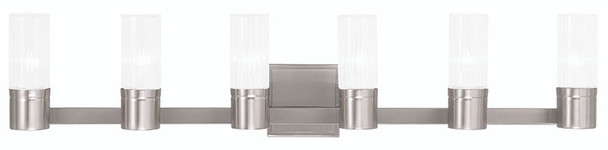 Livex Lighting 6 Light Brushed Nickel Bath Light - 50685-91