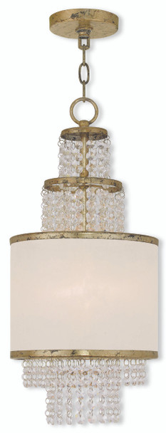 Livex Lighting 2 Light Winter Gold Mini Chandelier - 50780-28