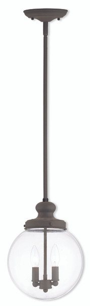 Livex Lighting 2 Light Bronze Pendant - 50904-07