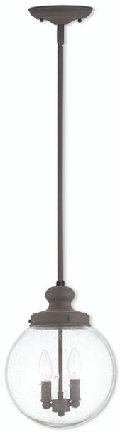 Livex Lighting 2 Light Bronze Pendant - 50914-07
