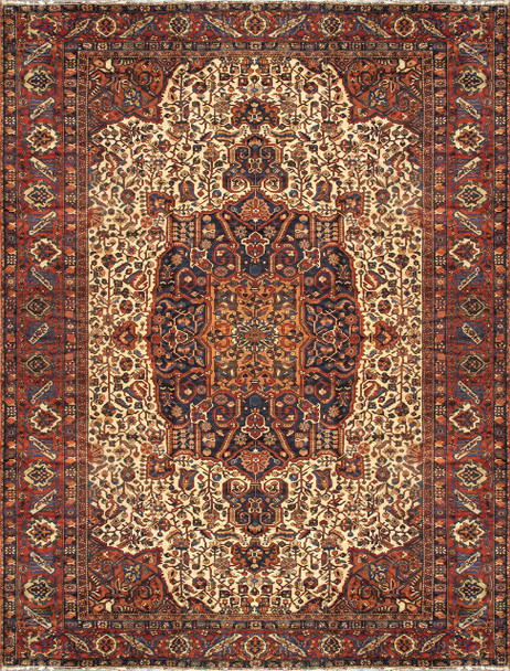 Pasargad Home 017521 Antique Ivory Area Rug - 14' 7" X 20' 2" Rectangular