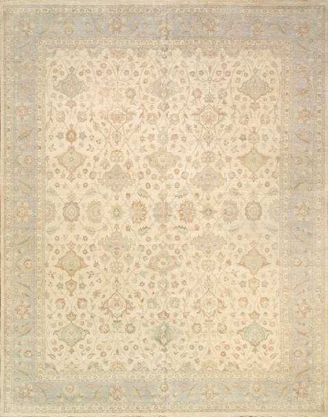 Pasargad Home 78363 12x15 Sultanabad Ivory Area Rug - 11'10" X 15' 0" Rectangular
