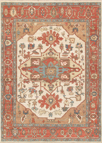 Pasargad Home PH-04 Serapi Hand-knotted Ivory Area Rug