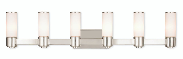 Livex Lighting 6 Light Pn Wall Sconce/ Bath Light - 52126-35