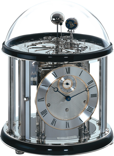 Hermle Tellurium Ii Mantel Clock - Black/nickel