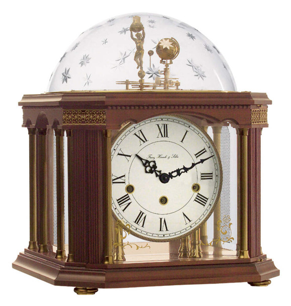 Hermle Tellurium Iii Mantel Clock - Walnut