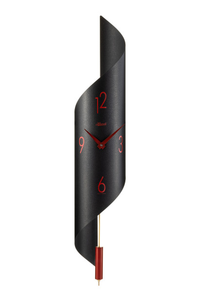 Hermle Savannah Ii Wall Clock - Black/red