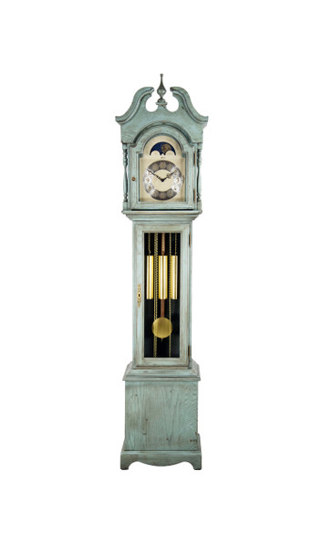 Hermle Alexandria Floor Clock - Light Blue