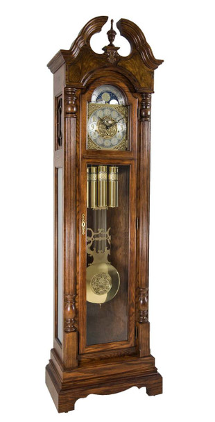 Hermle Blakely Floor Clock - Dark Oak