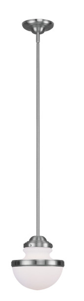 Livex Lighting 1 Light Brushed Nickel Pendant - 5724-91