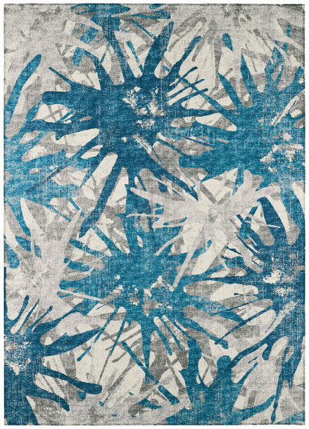 Addison Rugs ABV36 Bravado Machine Made Blue Area Rugs