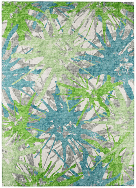 Addison Rugs ABV36 Bravado Machine Made Green Area Rugs