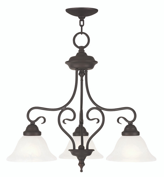 Livex Lighting 3 Light Bronze Dinette/ Ceiling Mount - 6133-07