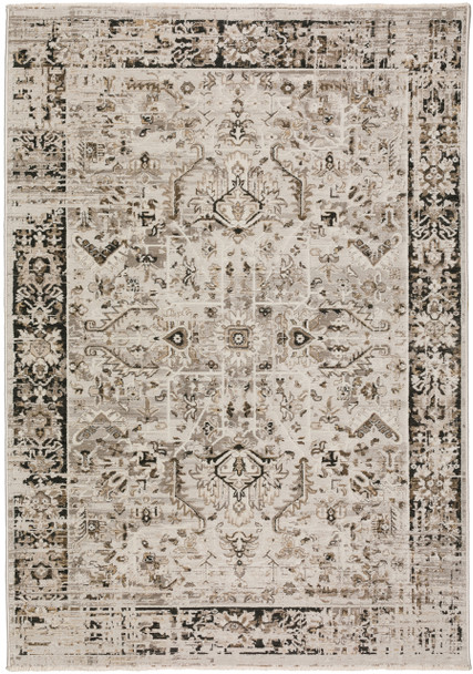 Addison Rugs ANE34 Nelson Power Woven Gray Area Rugs