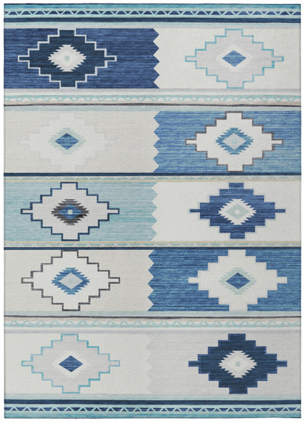 Addison Rugs ASO31 Sonora Machine Made Blue Area Rugs