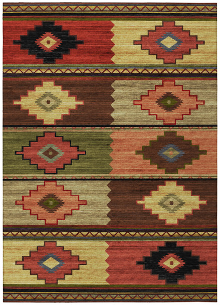 Addison Rugs ASO31 Sonora Machine Made Paprika Area Rugs