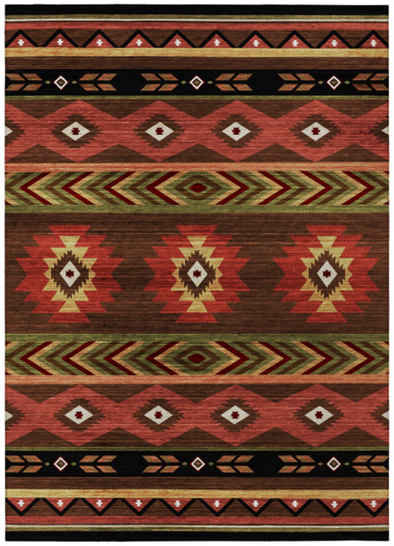 Addison Rugs ASO33 Sonora Machine Made Brown Area Rugs