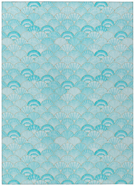 Addison Rugs ASR32 Surfside Machine Made Aqua Area Rugs