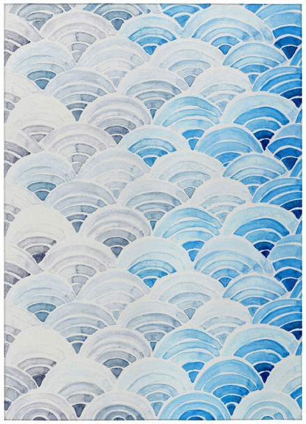 Addison Rugs ASR35 Surfside Machine Made Blue Area Rugs