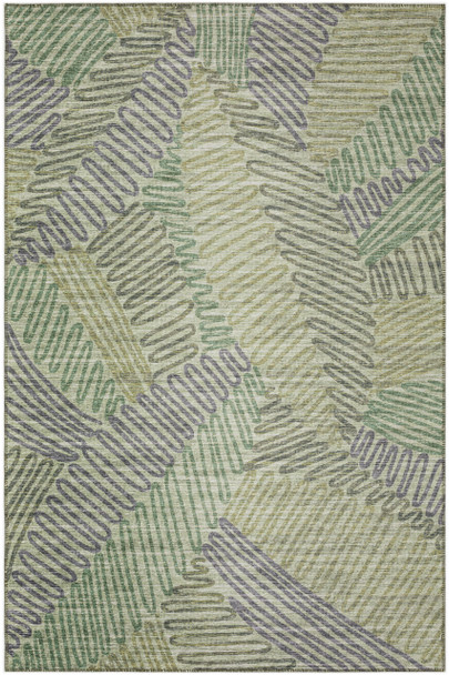 Addison Rugs AYU41 Yuma Machine Made Green Area Rugs
