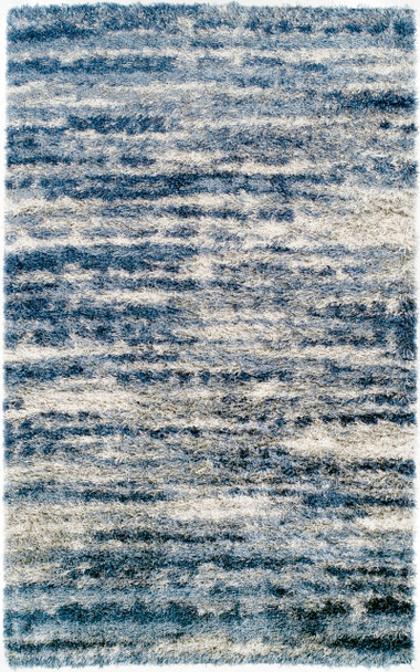 Addison Rugs OSBR42 Borealis Shag Blue Area Rugs