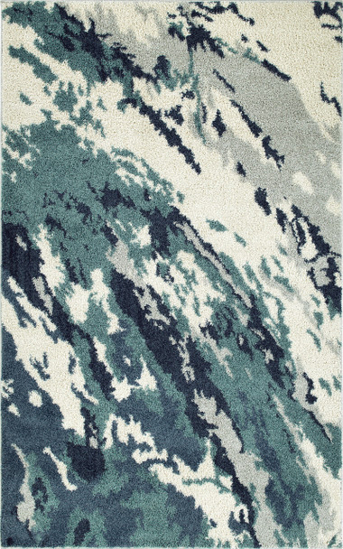 Addison Rugs OSRE31 Reston Shag Blue Area Rugs