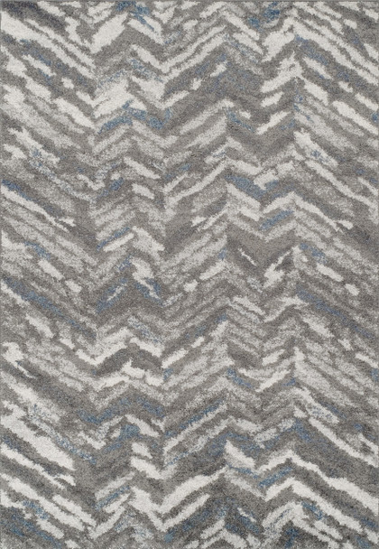 Addison Rugs OSRE32 Reston Shag Grey Area Rugs