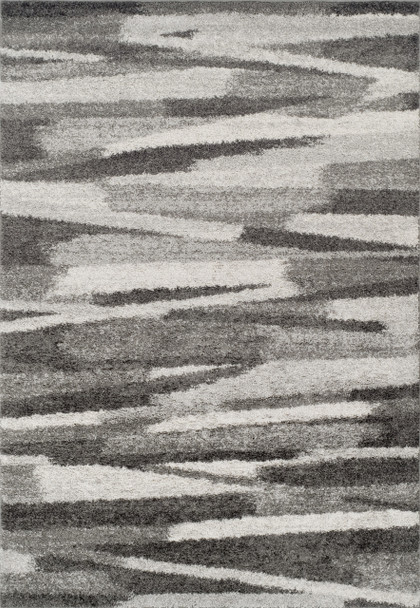 Addison Rugs OSRE35 Reston Shag Grey Area Rugs