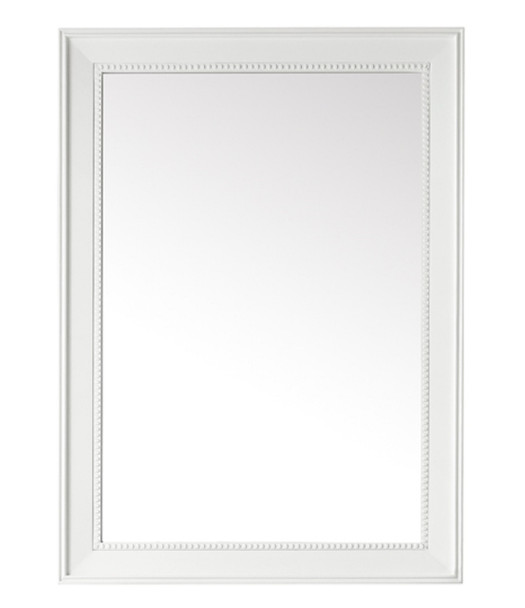 Bristol 29" Rectangular Mirror, Glossy White