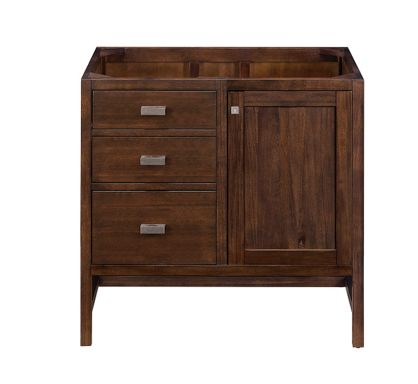 Addison 36" Single Vanity Cabinet, Mid Century Acacia