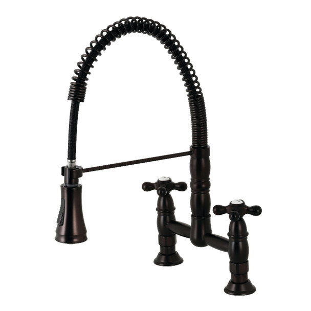 Kingston Brass Heritage Pull-down Kitchen Faucets GS127XAX-P