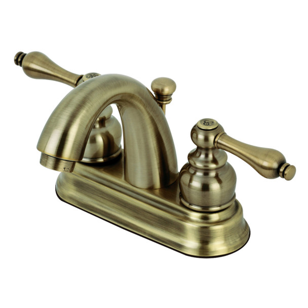 Kingston Brass Restoration 4" Centerset Bathroom Faucets KB561XAL-P