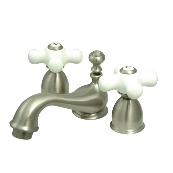 Kingston Brass Restoration Mini-widespread Bathroom Faucets KS395XPX-P
