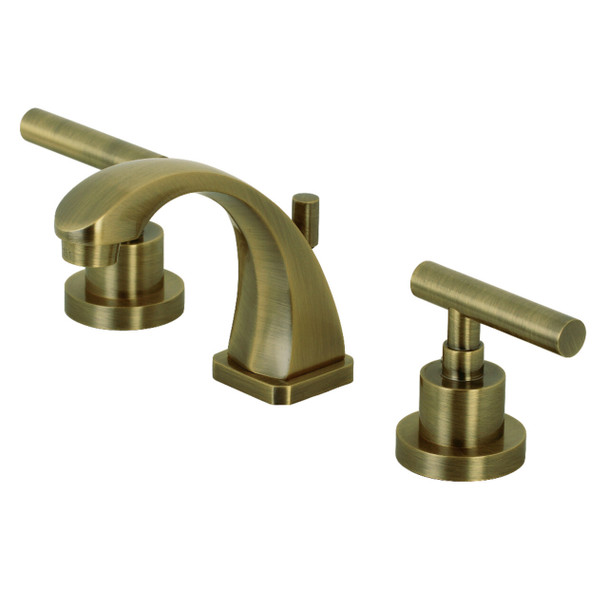 Kingston Brass Manhattan Widespread Bathroom Faucets KS494XCML-P