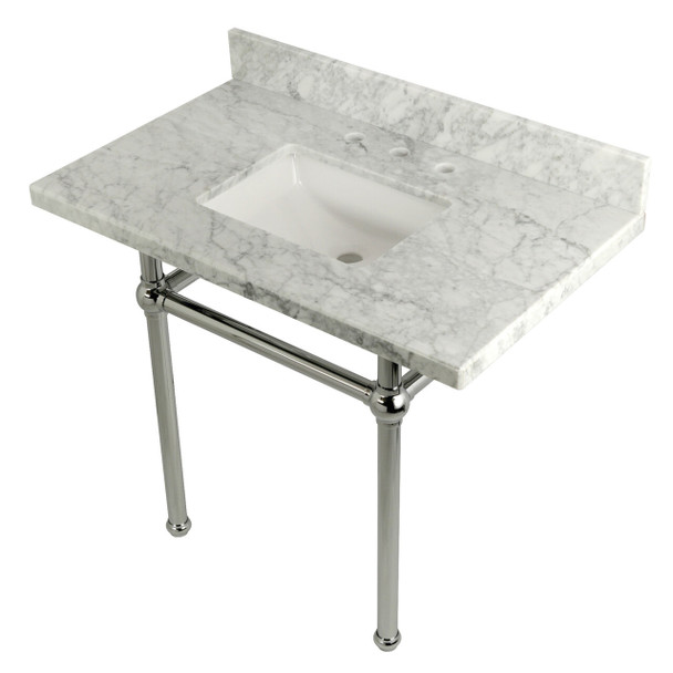 Kingston Brass Templeton Console Sinks KVPB3630MBSQX-P