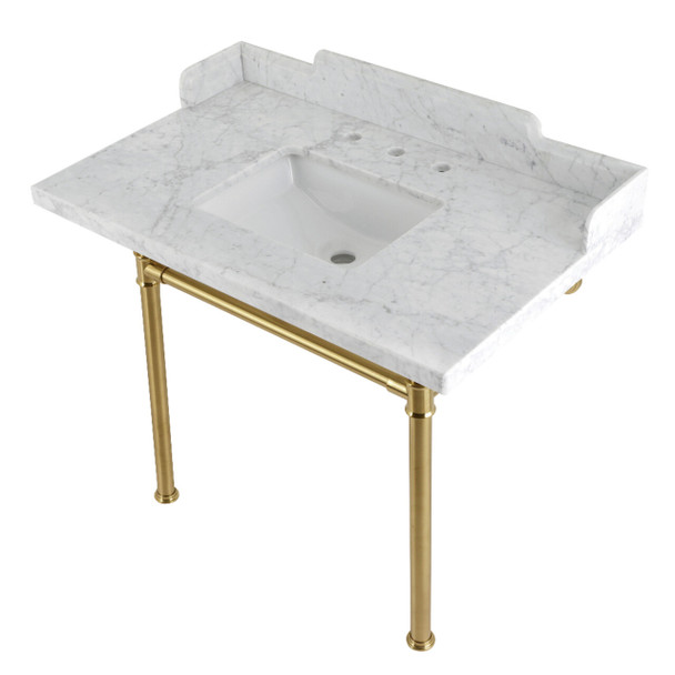 Kingston Brass Wesselman Console Sinks LMS3622M8SQXST-P