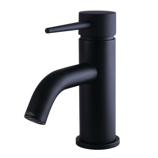 Fauceture LS8220NYL New York Single-Handle Bathroom Faucet with Push Pop-Up, Matte Black