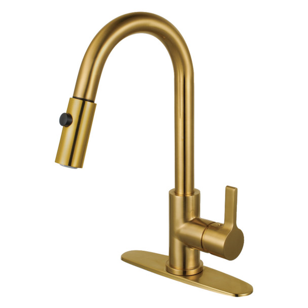 Kingston Brass Continental Pull-down Kitchen Faucets LS878XCTL-P