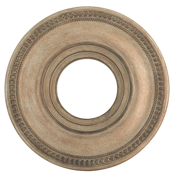 Livex Lighting Antique Silver Leaf Ceiling Medallion - 82072-73