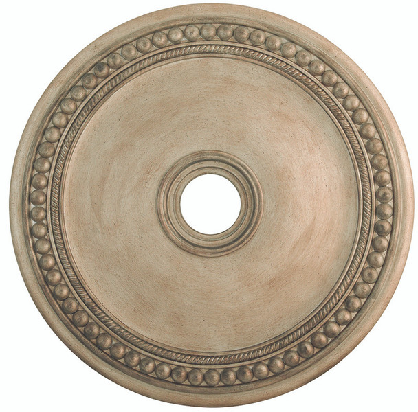 Livex Lighting Antique Silver Leaf Ceiling Medallion - 82076-73