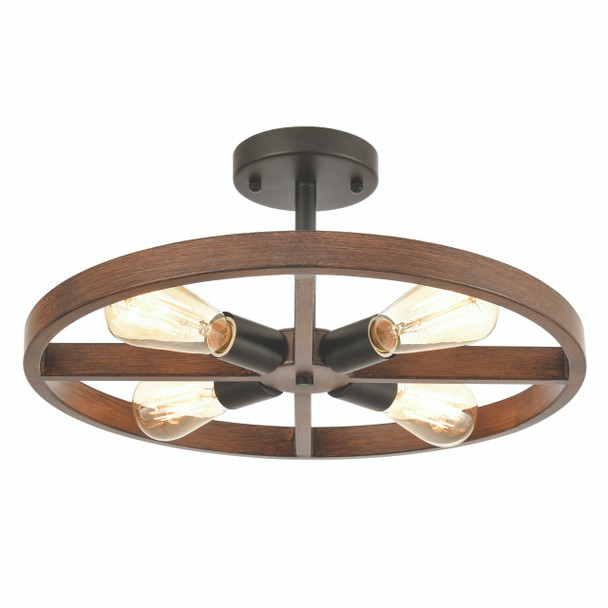 Elk Home Wheeling 4-Light Semi Flush Mount - 18384/4