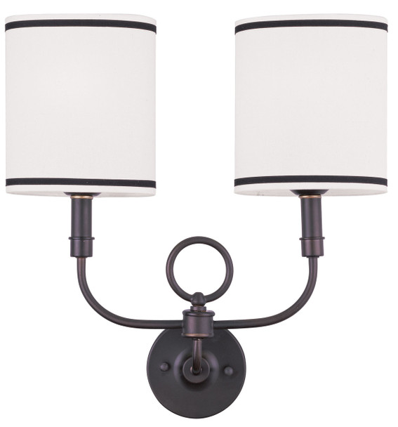 Livex Lighting 2 Light Bronze Wall Sconce - 9122-07