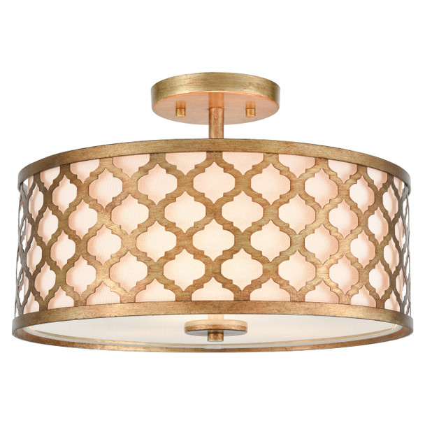 Elk Home Arabesque 3-Light Semi Flush Mount - 75135/3