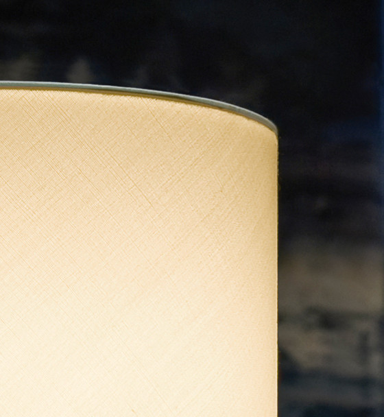 Eglo 1x60w Table Lamp W/ Aluminum Finish & Cream Fabric Shade - 82811A