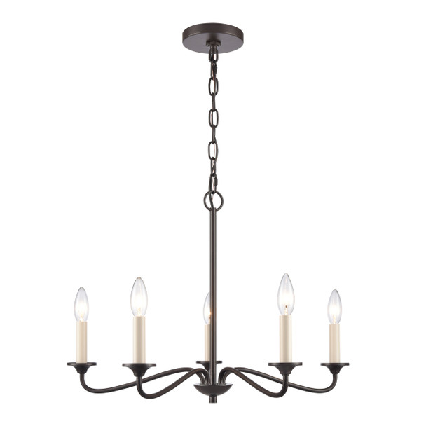 Elk Home Quinn 5-Light Chandelier - EC89687/5